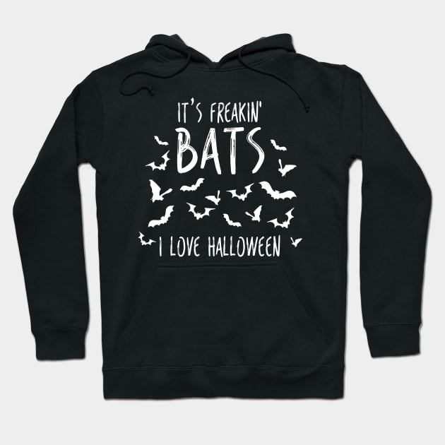 Halloween It's Freakin Bats Viral Meme Hoodie by graphicbombdesigns